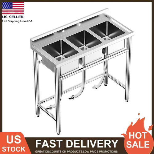 Compartment sink bowl - 3-compartment,