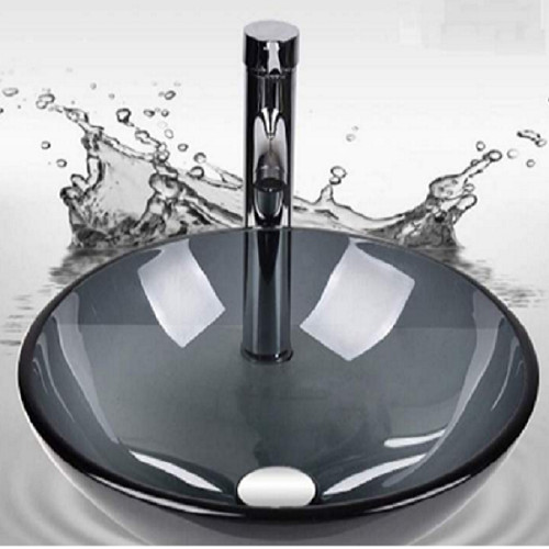 Table top glass bowl wash - bowl,